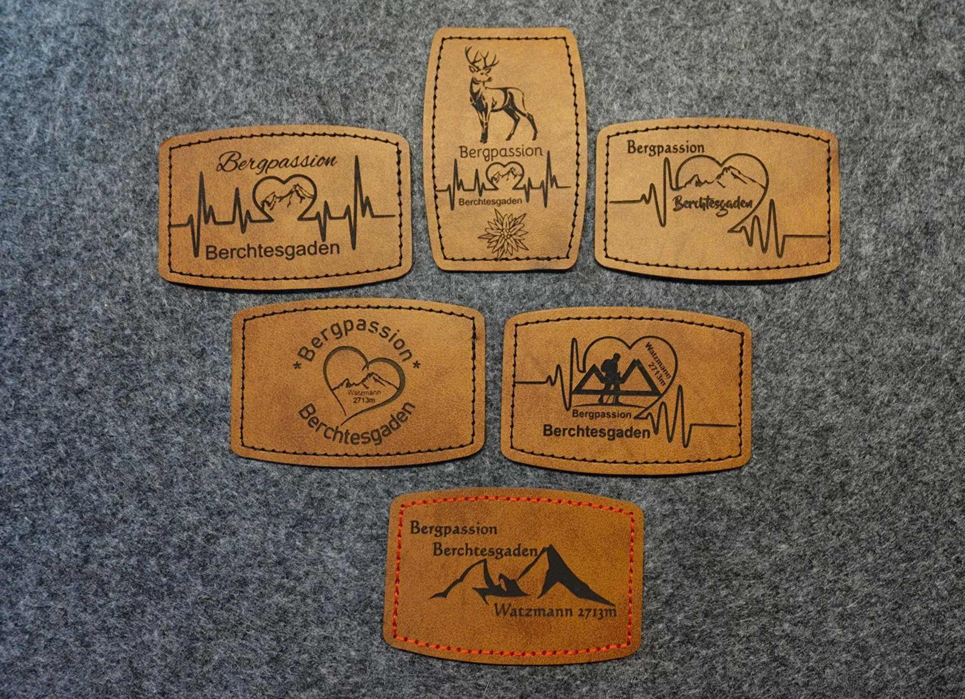 Aufnäher/ Patch für Heimatverbundene und Anhänger von Berchtesgaden