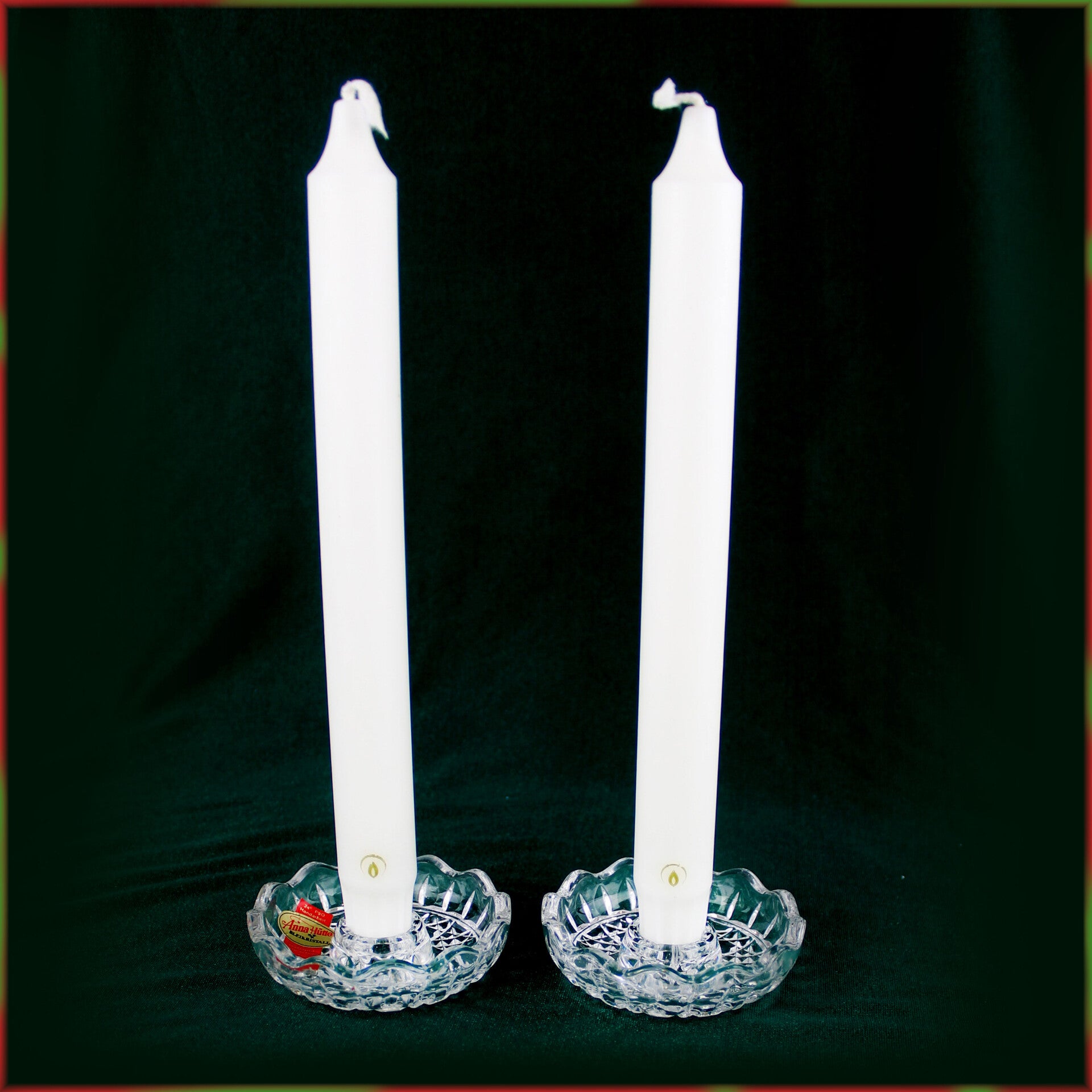 Anna Hütte  Bleikristall kaarsenhouders