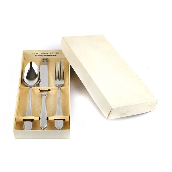 Cleopatra bestek van edelstaal spaaractie Bolletje 60's