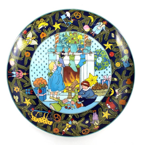 Villeroy & Boch kerstbord Christmas in Europe “Groot Brittanië”, porselein bord kerstmis