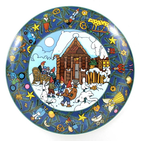 Villeroy & Boch kerstbord Christmas in Europe “Scandinavië”, porselein bord kerstmis
