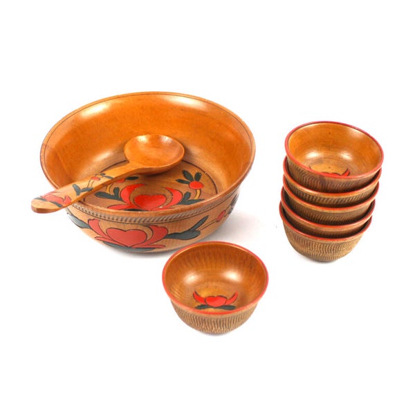 Pinda schaal met bakjes en lepel  Amsterdamse School