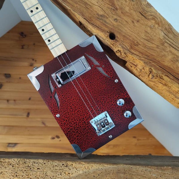 Cigar box guitar Cigar box         " Red "