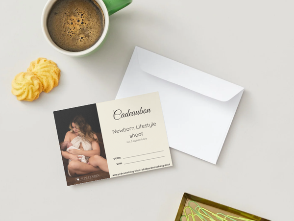 Cadeaubon fotoshoot Newnborn Lifestyle