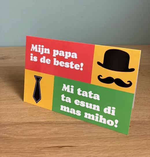 Kaartje voor papa / mama - Karchi pa tata / mama