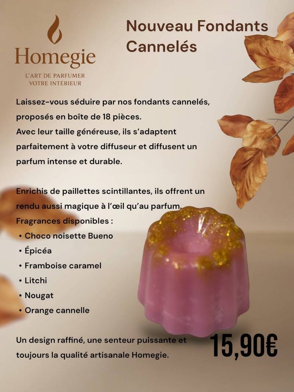 Fondants Cannelés