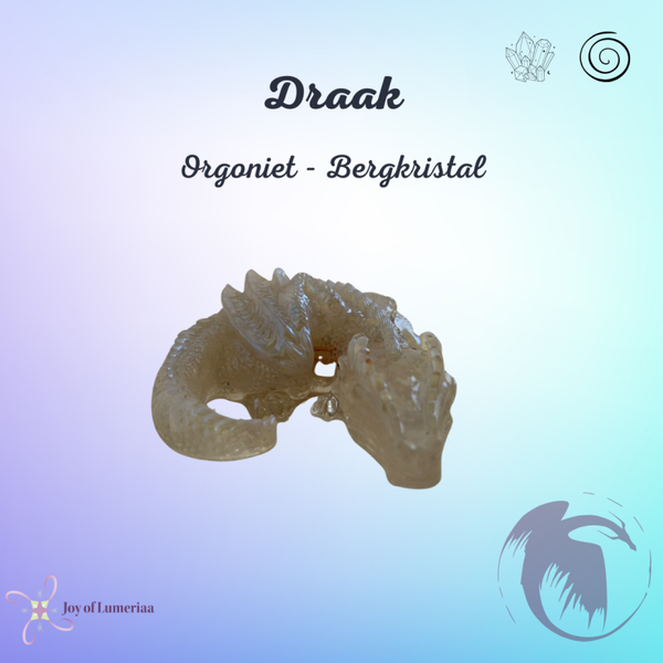 Bergkristal - Draak - Orgoniet