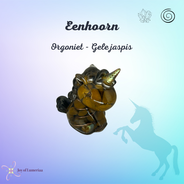 Gele jaspis - Eenhoorn - Orgoniet