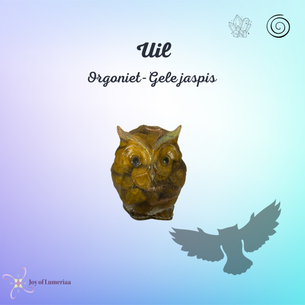 Gele jaspis - Uil - Orgoniet
