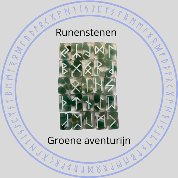 Groene aventurijn - Runen