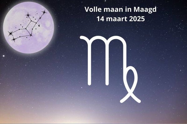 Volle maanwater in Maagd