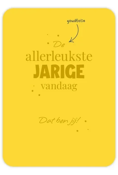 De allerleukste jarig