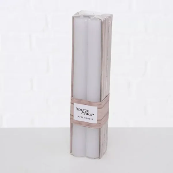 Dinerkaars Melia 4-delig wit H20 cm