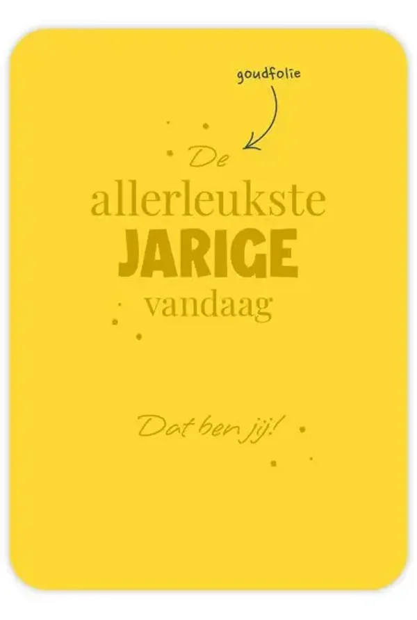 De allerleukste jarig