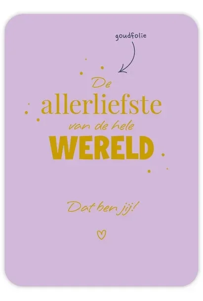 Allerliefste van de wereld
