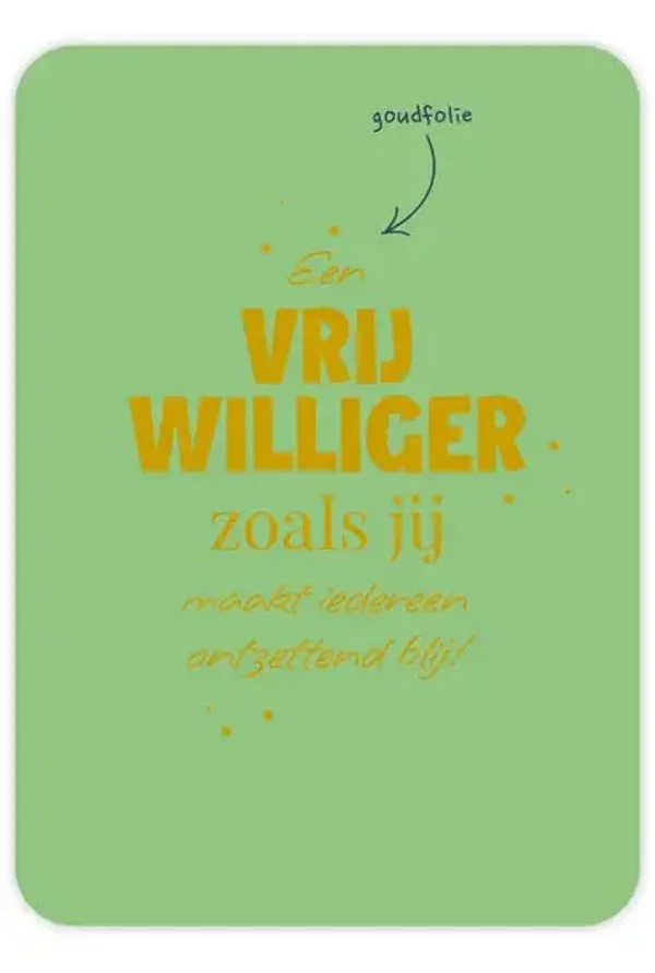 Vrijwilliger