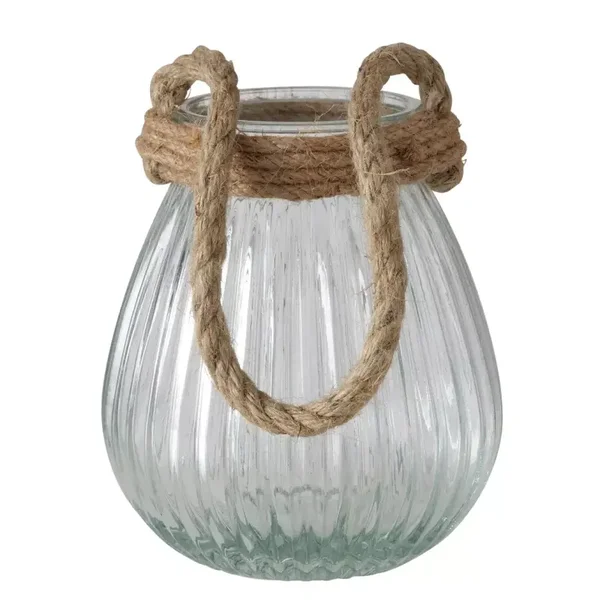 Windlicht Glas helder h17cm