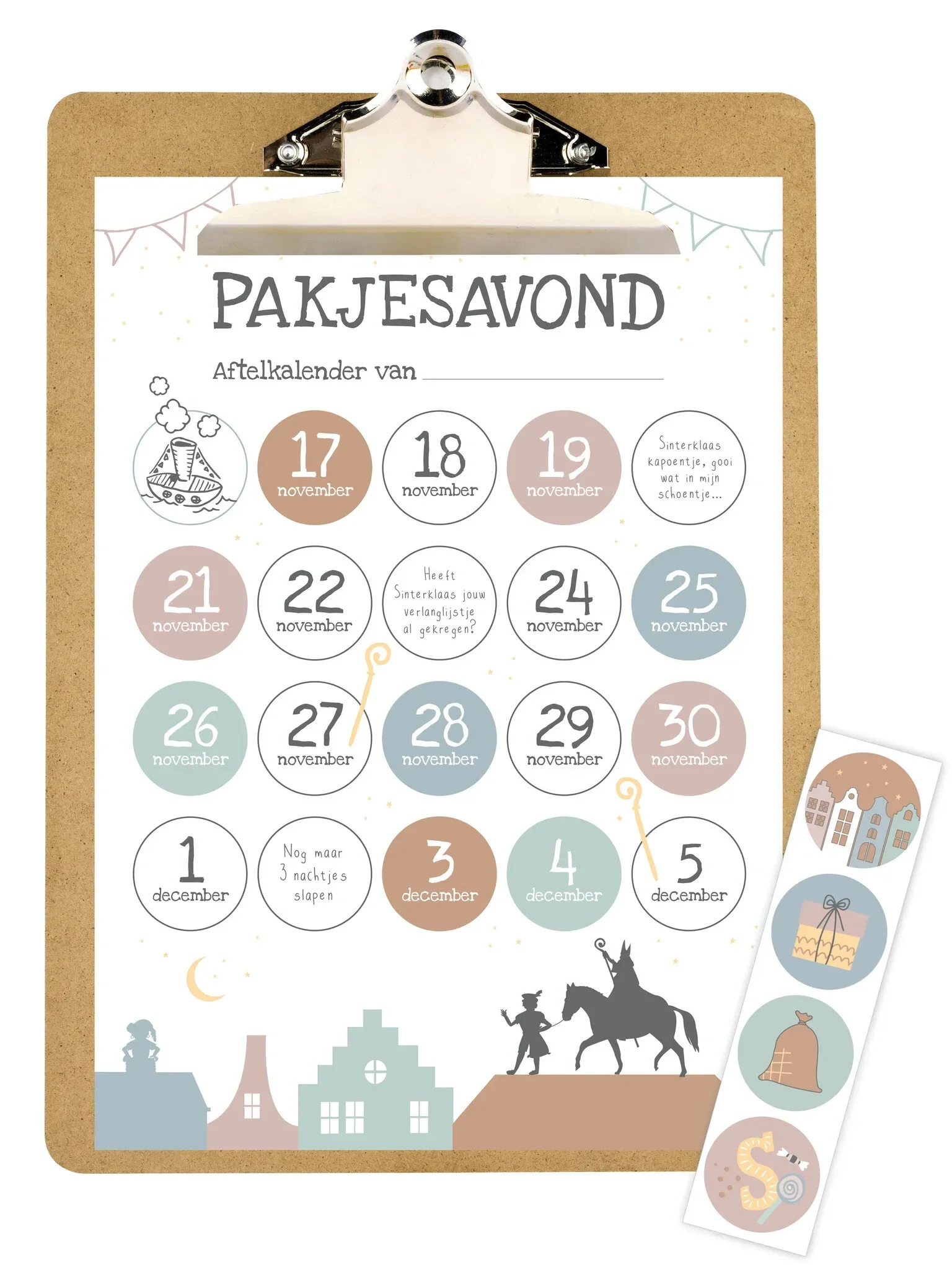 Sinterklaas Aftelkalender