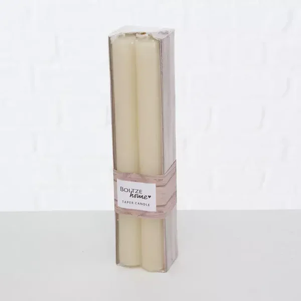 Dinerkaars Melia 4-delig creme H20 cm