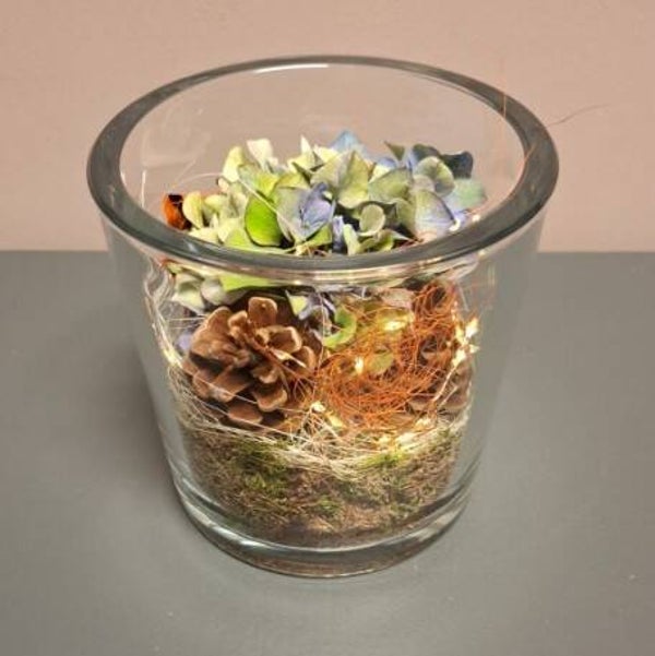 Sfeer In Glas Met Verlichting