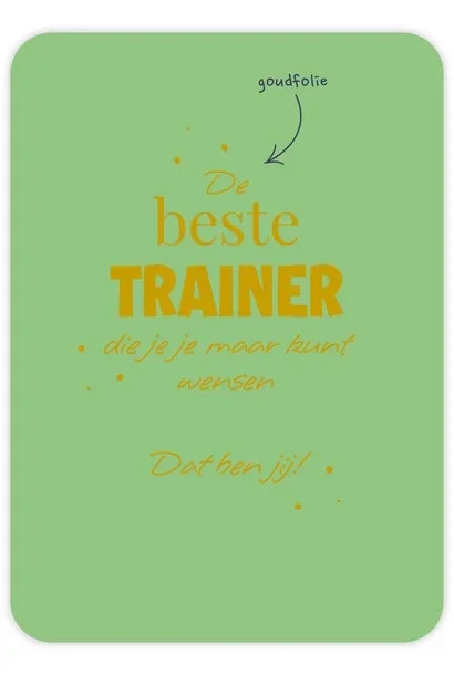 Beste trainer