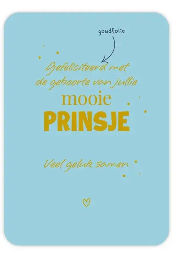 Mooi prinsje