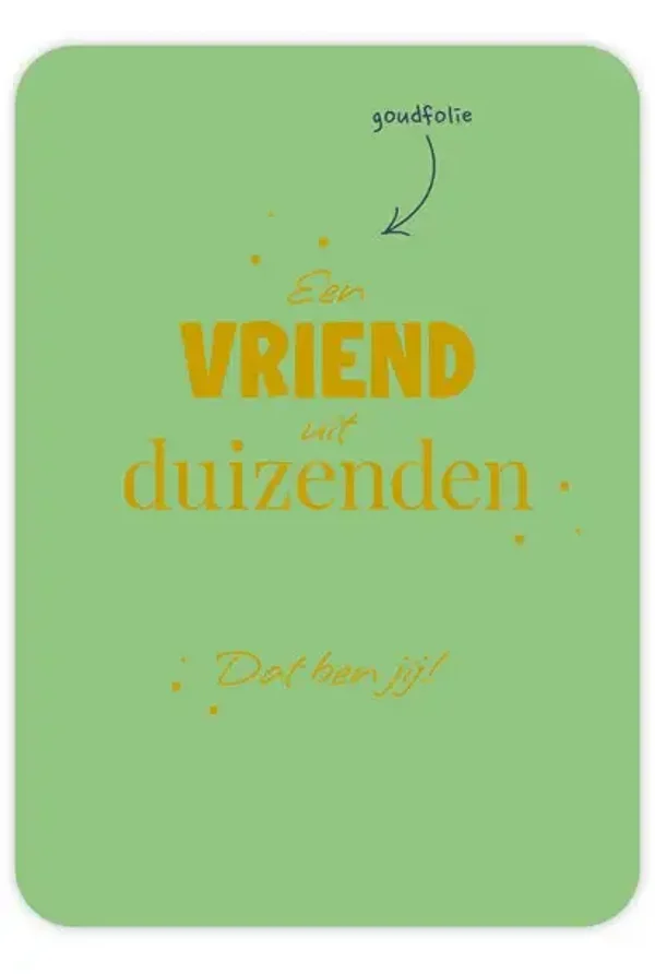 Vriend uit duizenden