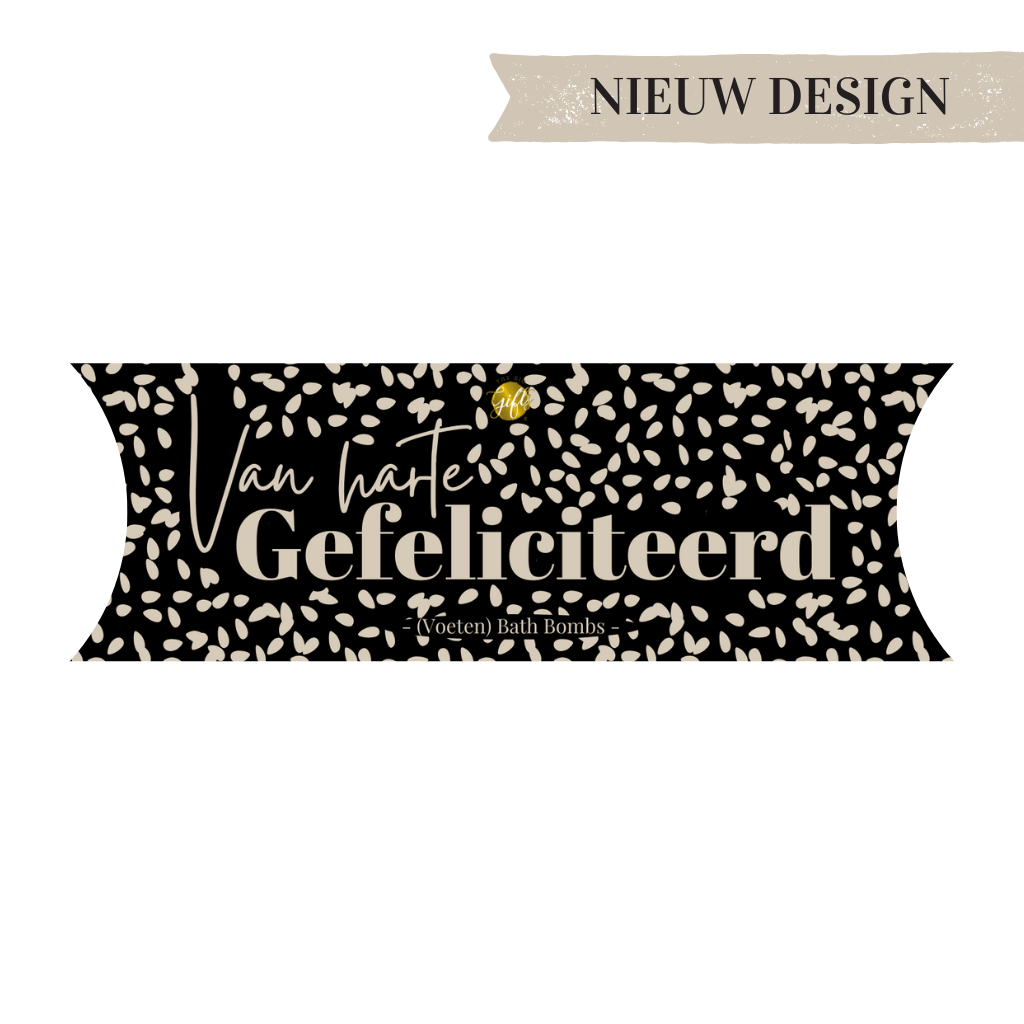 Gondeldoosje Bath Bombs - Gefeliciteerd!