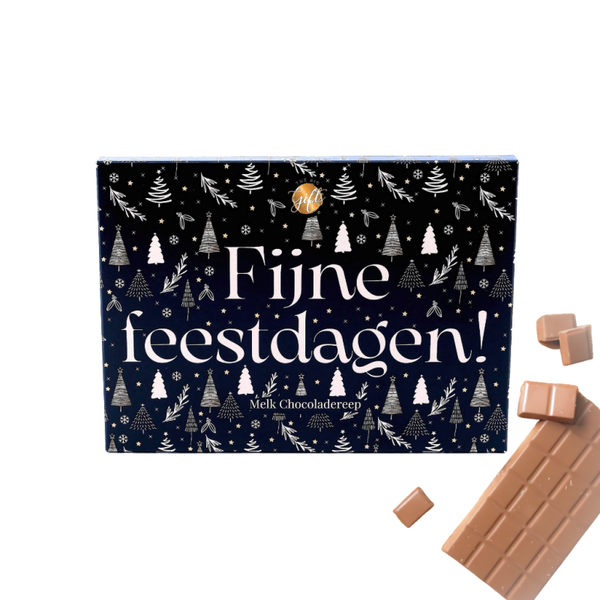 Chocoladereep - Fijne Feestdagen!