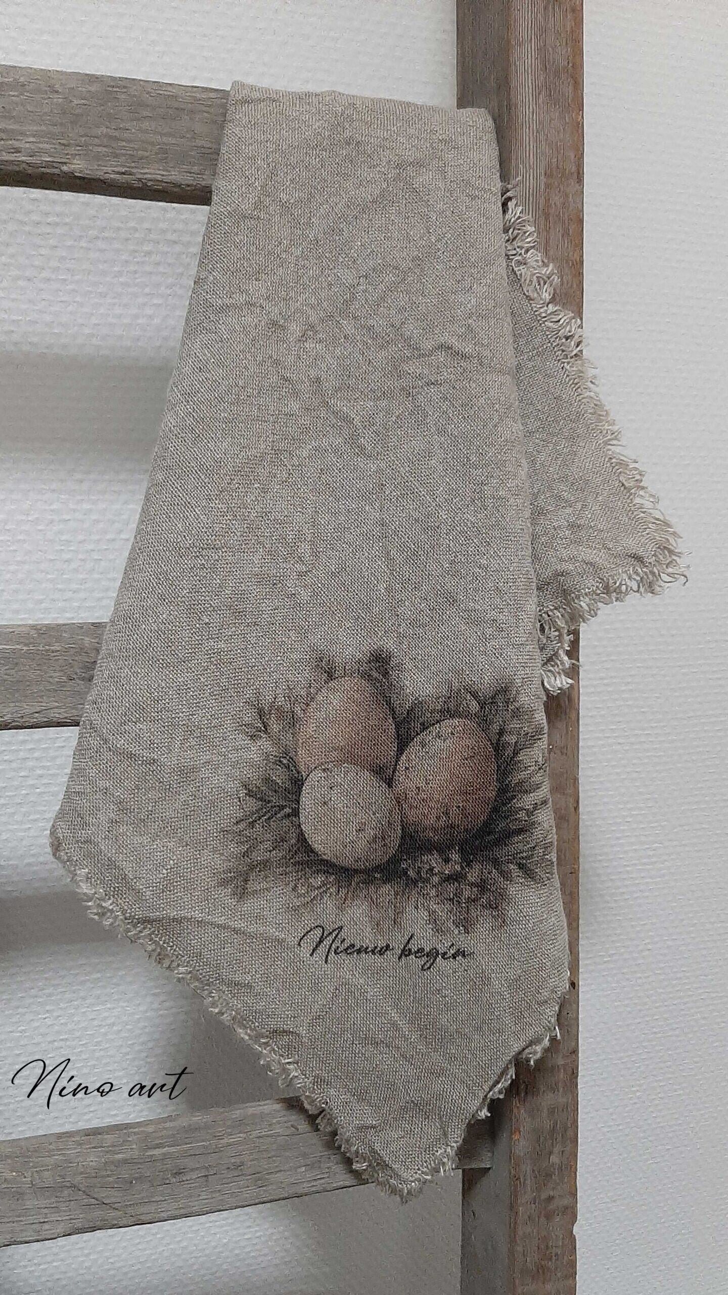 Shabby Doek 'Eieren'