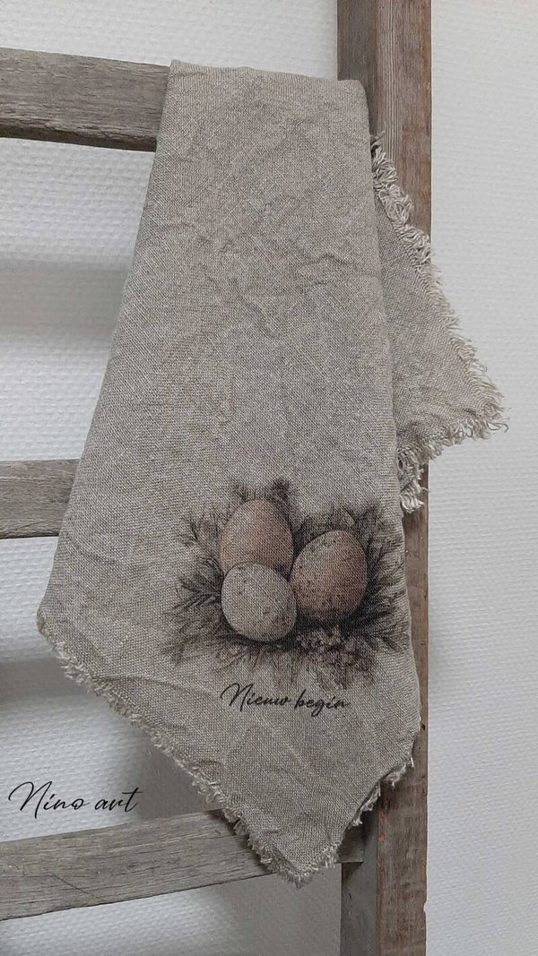 Shabby Doek 'Eieren'