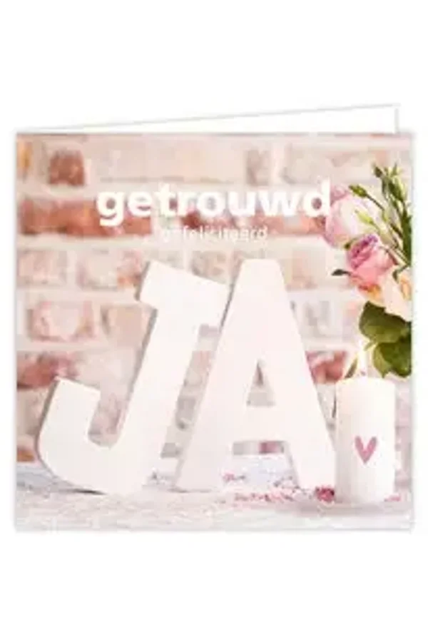 Getrouwd, gefeliciteerd