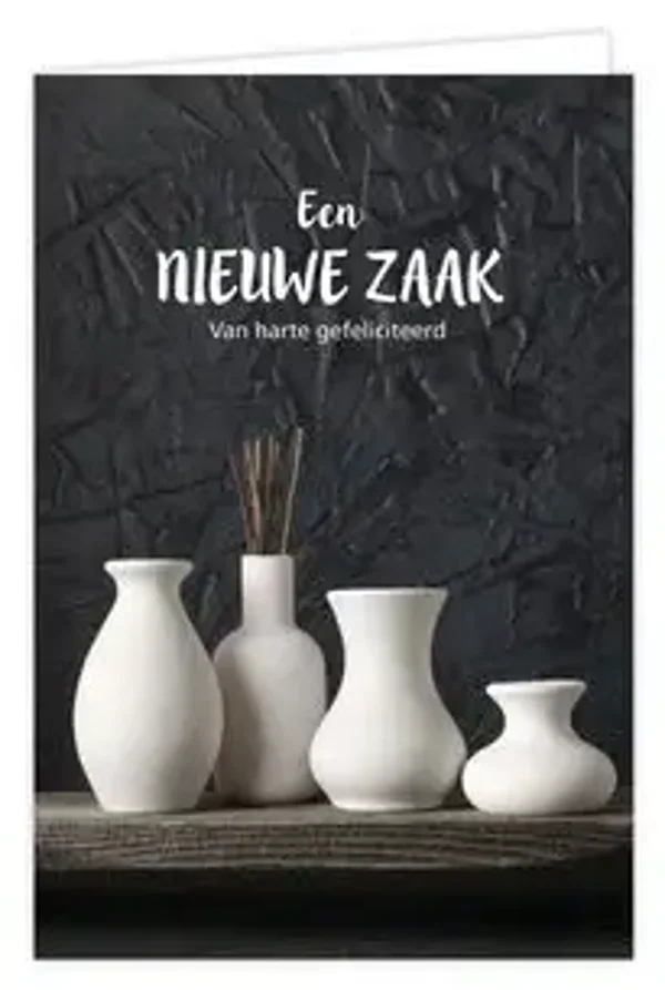 Een nieuwe zaak, van harte gefeliciteerd