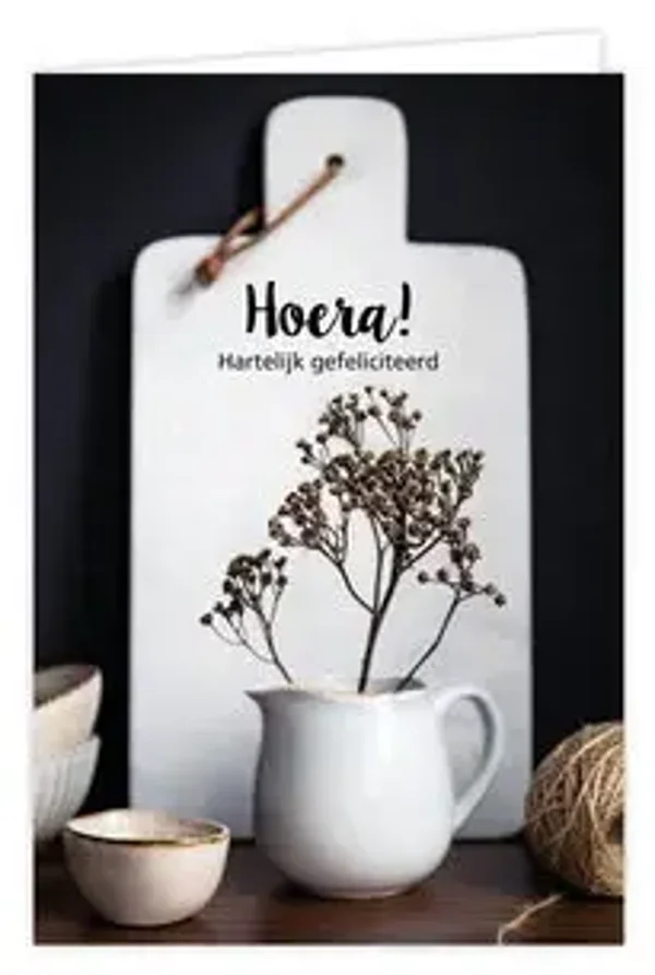 Hoera! Hartelijk gefeliciteerd