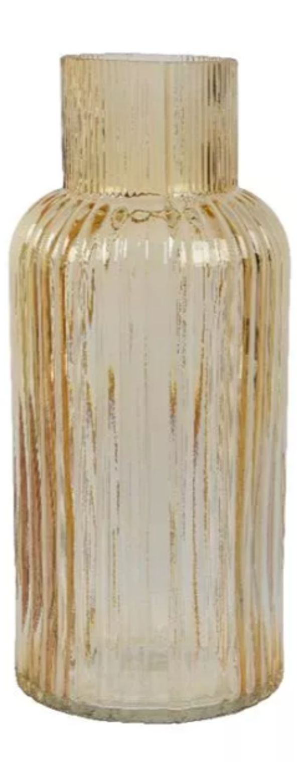 Decoris Vaas Ribbel 9x20cm