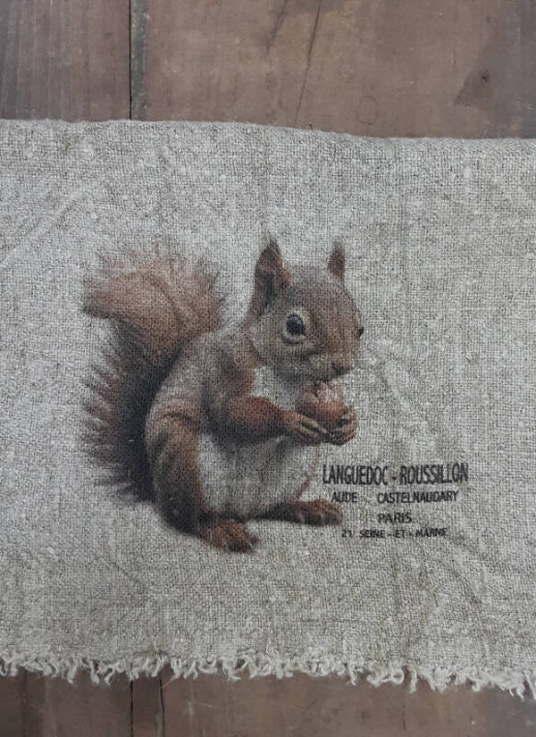 Shabby Doek 'Eekhoorn'