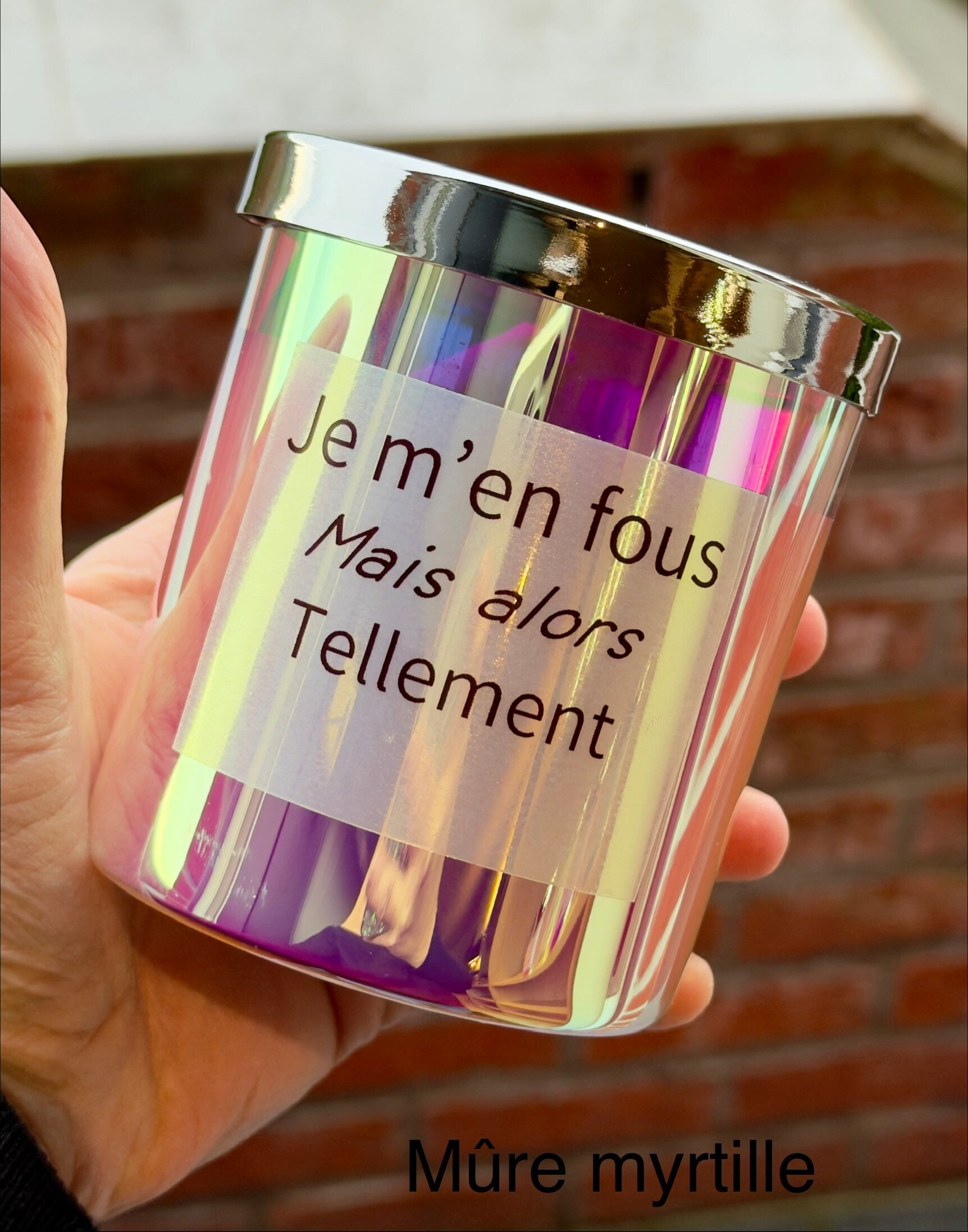 Bougie phrase 250gr mûre myrtille