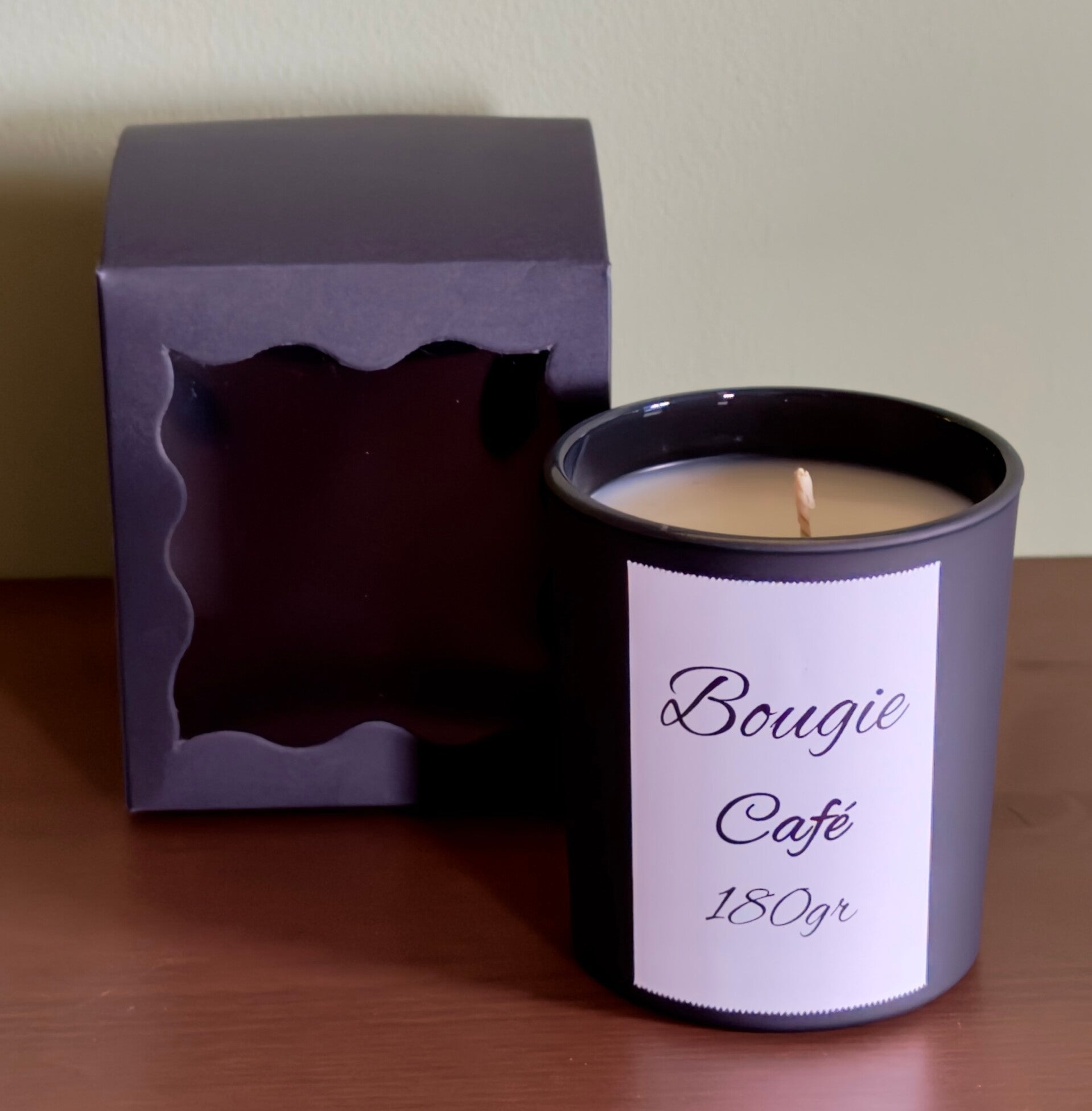 Bougie coulée 180gr café