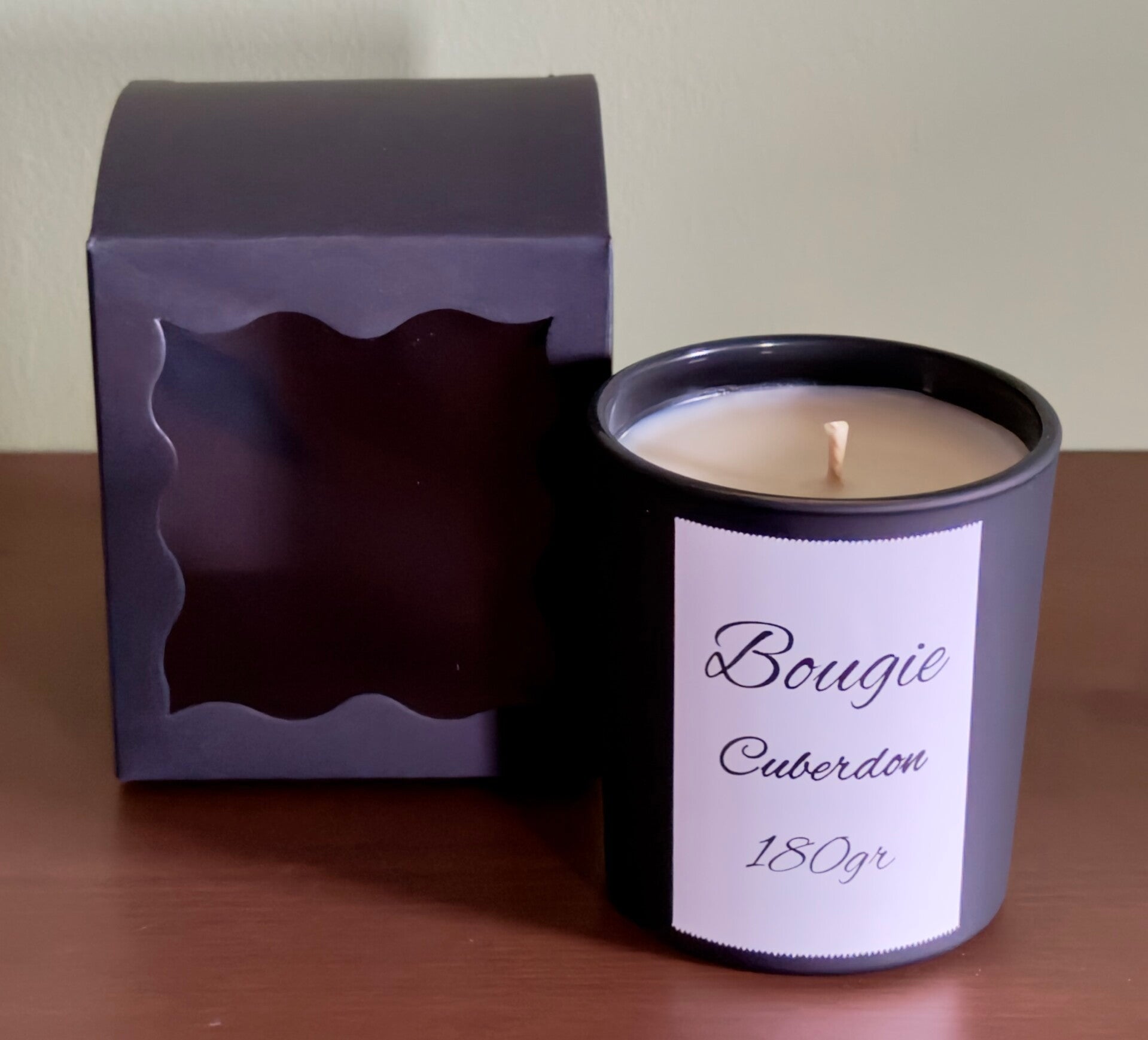 Bougie coulée 180gr cuberdon