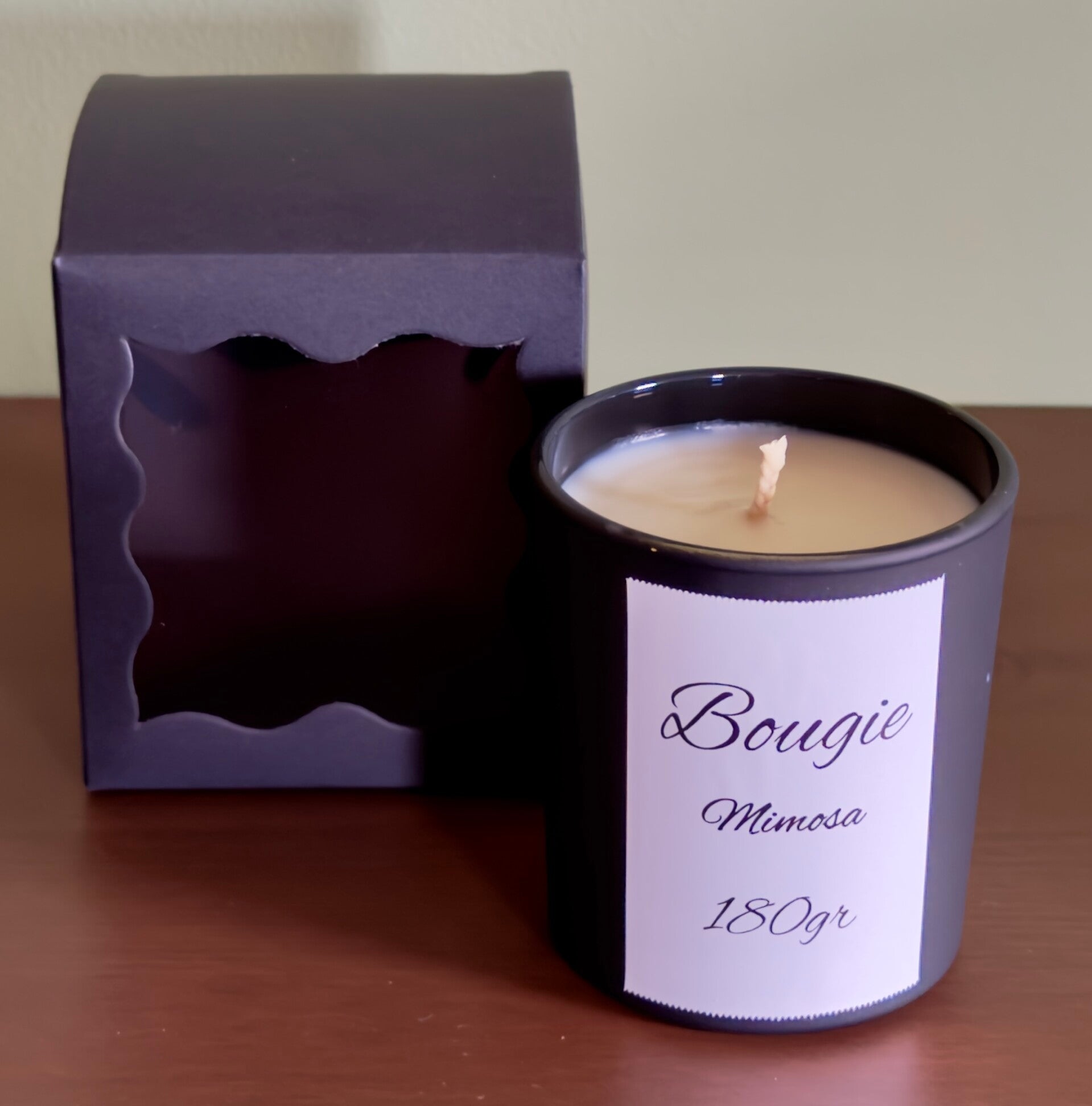 Bougie coulée 180gr mimosa