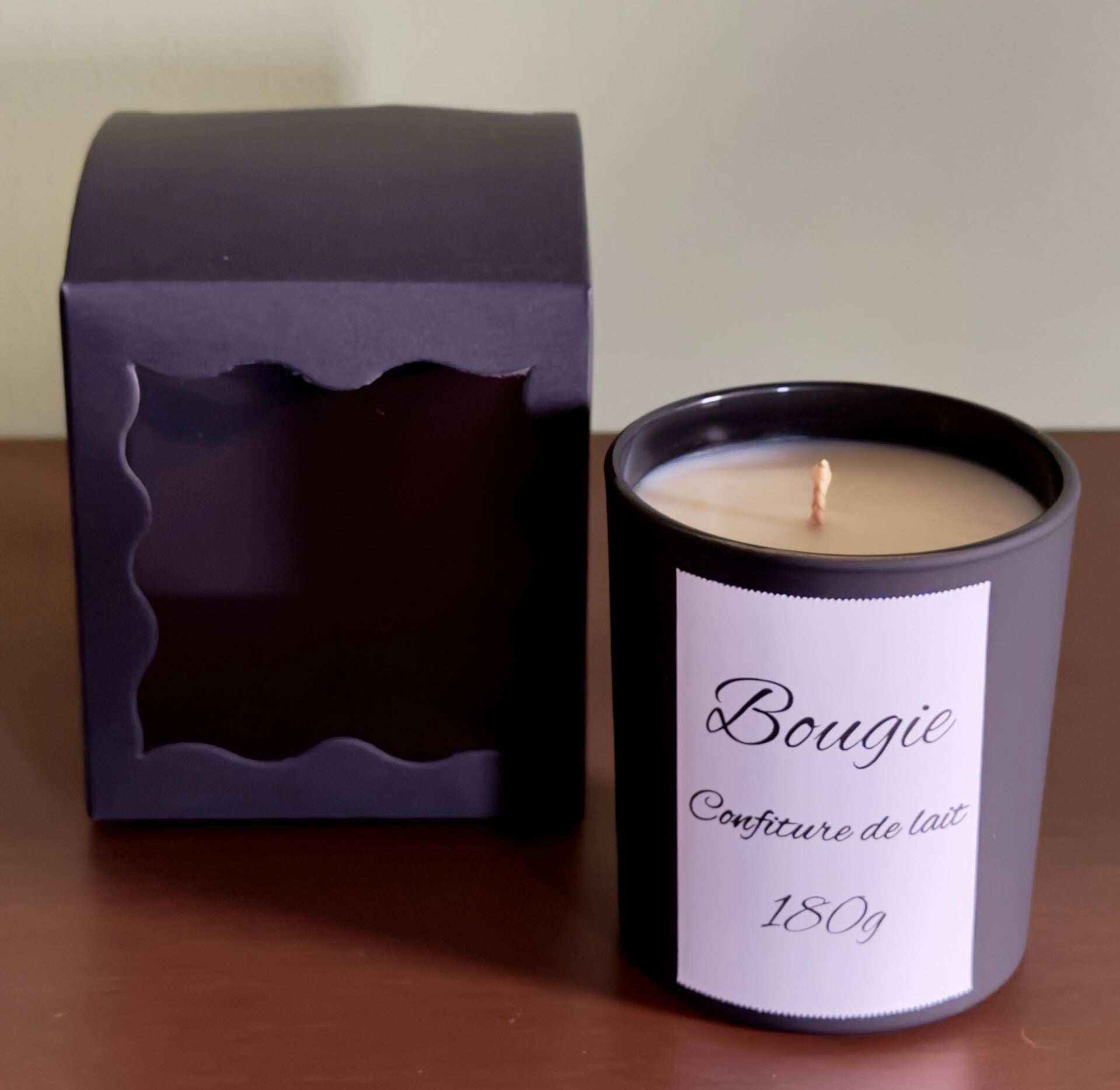 Bougie coulée 180gr confiture de lait