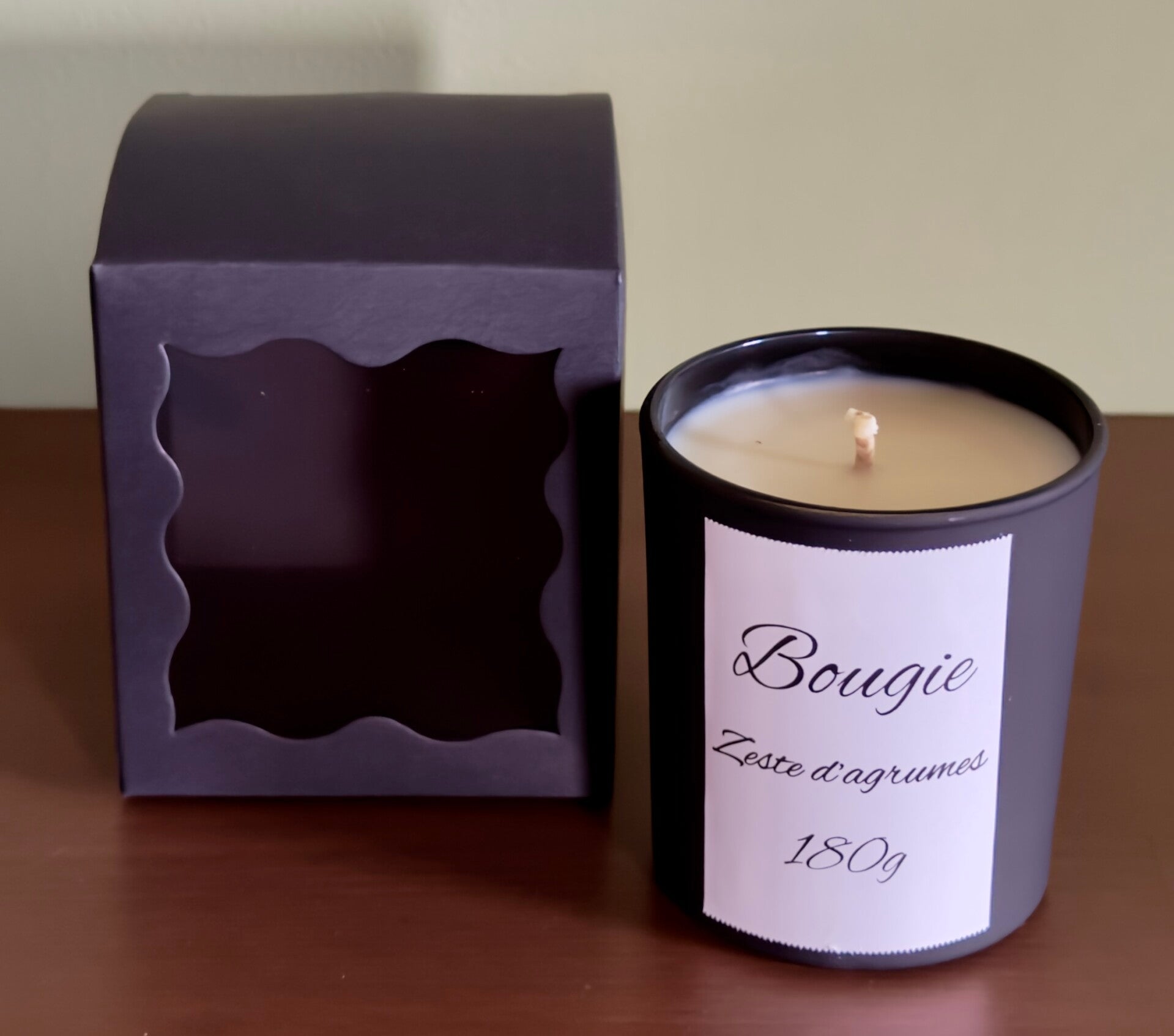 Bougie coulée 150gr zeste d’agrumes