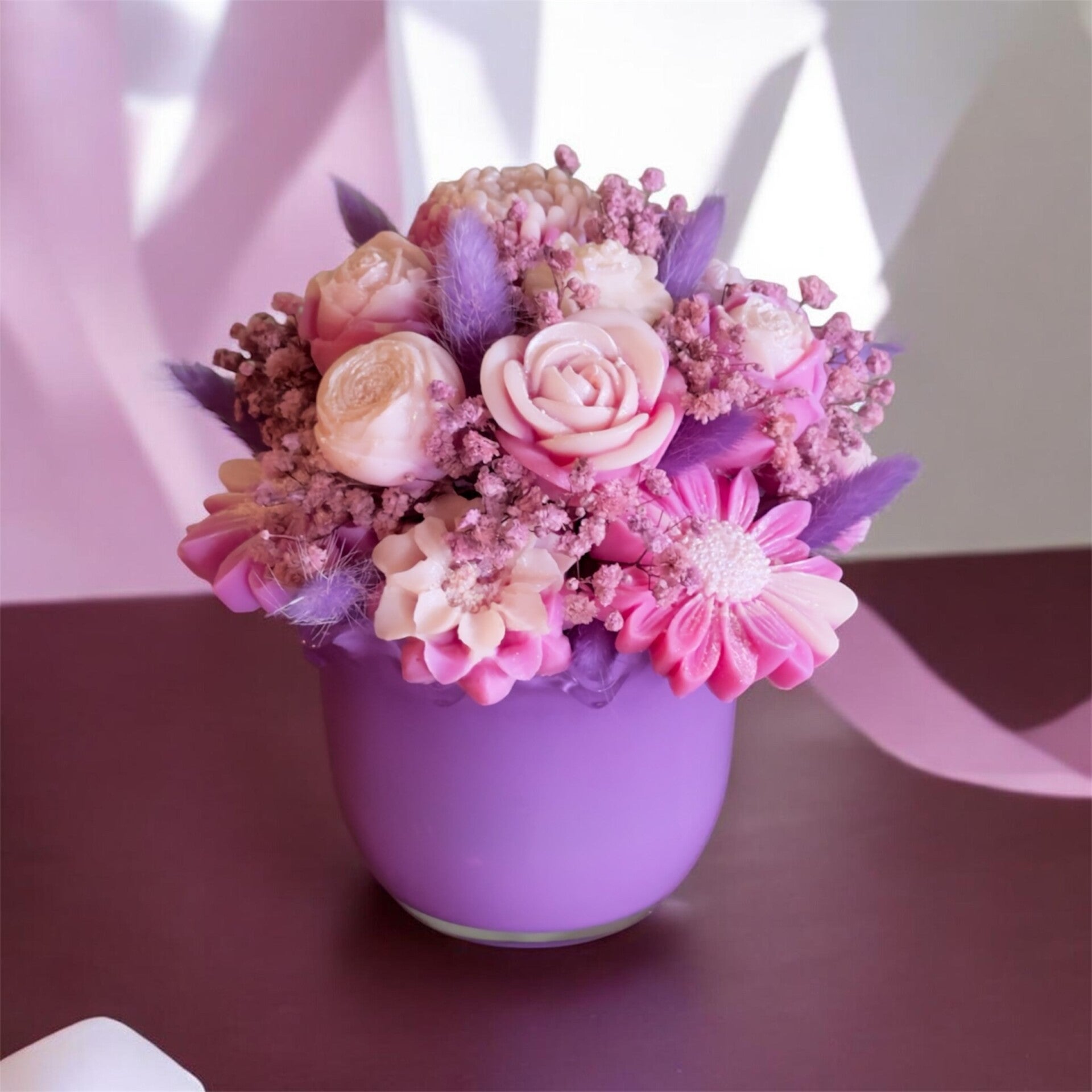 Bouquet de fondants parfumés Yummy pink 240gr