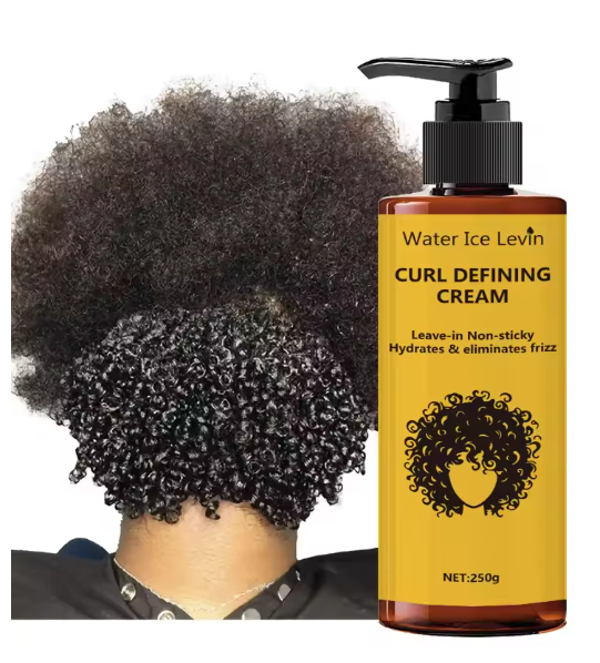 Elastic Styling Cream, Deep Moisturizing, Creates Soft, Fluffy and Elastic Curly Hair, Daily Care and Styling Agent for Men and Women, Suitable for All Hair Types