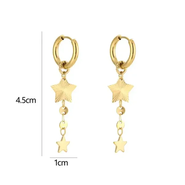 Shining star oorbellen
