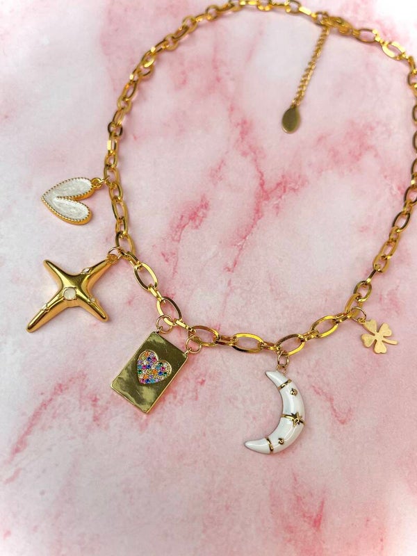 Celestial Love charm Ketting