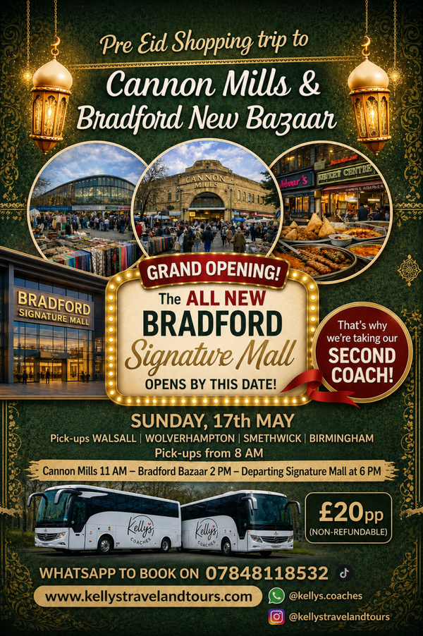 Cannon Mills & Bradford Bazaar 17th May (Westmidlands)