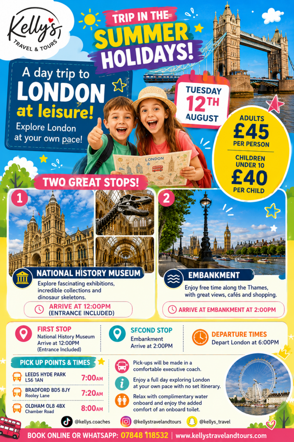 National History Museum & London Day Trip