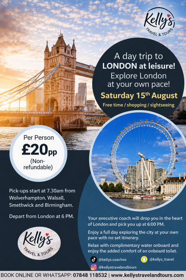 London at Leisure Saturday 15th August