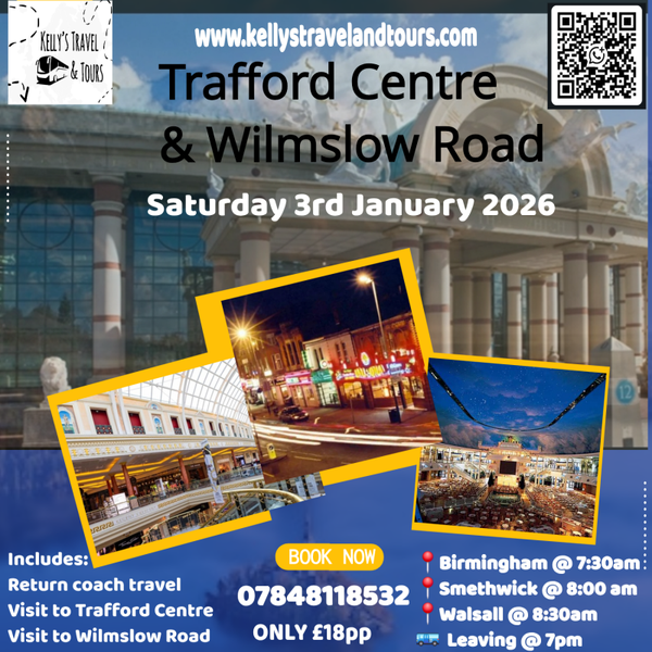 A day out to Trafford Centre & Wilmslow Road